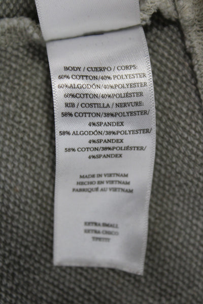 Rails Womens Basic Henley T-Shirt Gray Long Sleeve Cotton Size XS