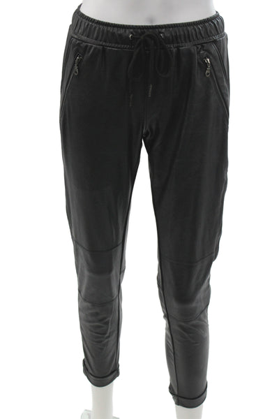 David Lerner Womens Jogger Pants Black Size XS