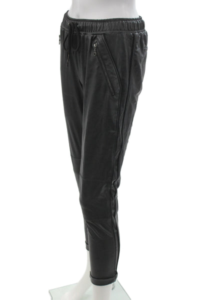 David Lerner Womens Jogger Pants Black Size XS