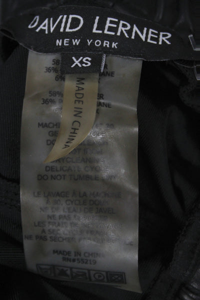 David Lerner Womens Jogger Pants Black Size XS