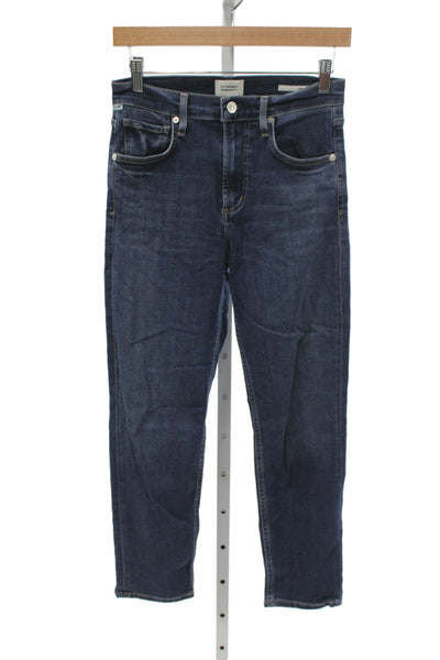 Citizens of Humanity Women Straight Jeans Blue Size 25