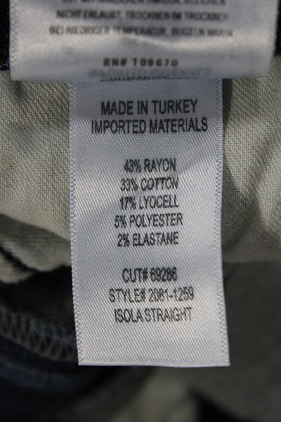 Citizens of Humanity Women Straight Jeans Blue Size 25