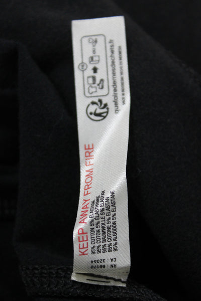 FP Movement Womens Pullover Long Sleeve Scoop Neck Black Athleisure Size S