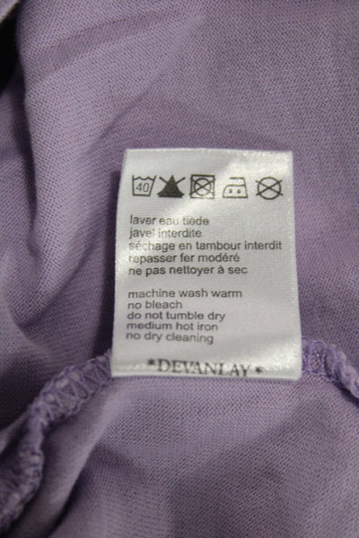 Lacoste Mens Short Sleeve Collared Cotton Shirt Purple Size 7