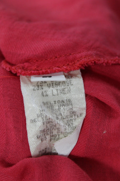 Margaret OLeary Women Camisole Pink Scoop Neck Sleeveless Bohemian Size S