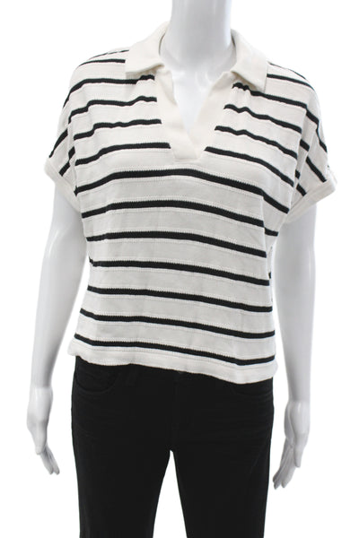 Elie Tahari Womens Black Cotton Tank Dress Scoop Neck Mini Size S