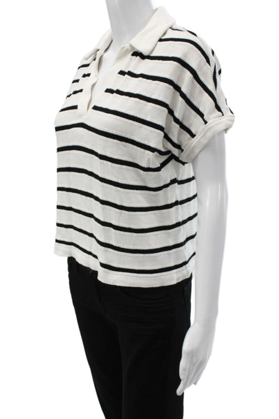 Elie Tahari Womens Black Cotton Tank Dress Scoop Neck Mini Size S