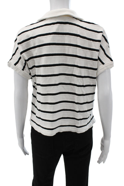 Elie Tahari Womens Black Cotton Tank Dress Scoop Neck Mini Size S