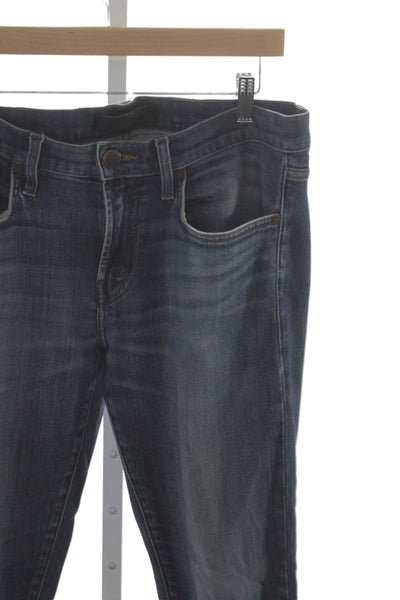 J Brand Mens Straight Jeans Blue Cotton Mid Rise 29 Inseam Size 31
