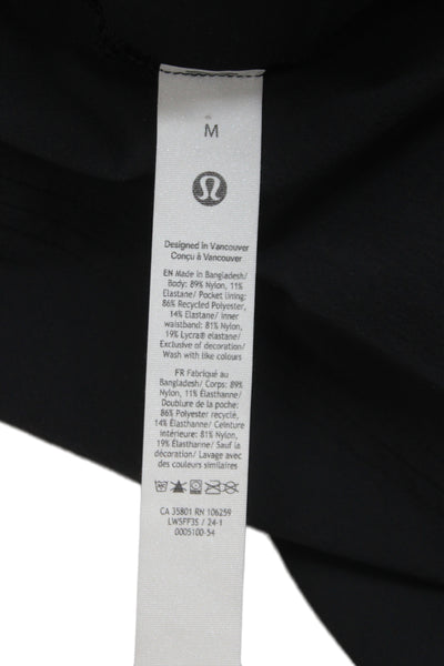 Lululemon Womens Black Sweatpants Athleisure Pull On Size M