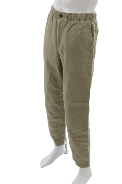 J Crew Mens Chino Pants Beige Cotton Button Closure Size S