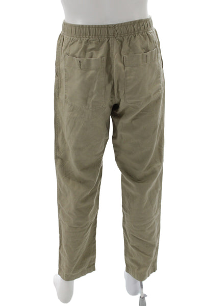 J Crew Mens Chino Pants Beige Cotton Button Closure Size S