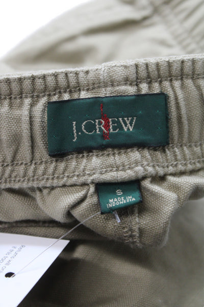 J Crew Mens Chino Pants Beige Cotton Button Closure Size S