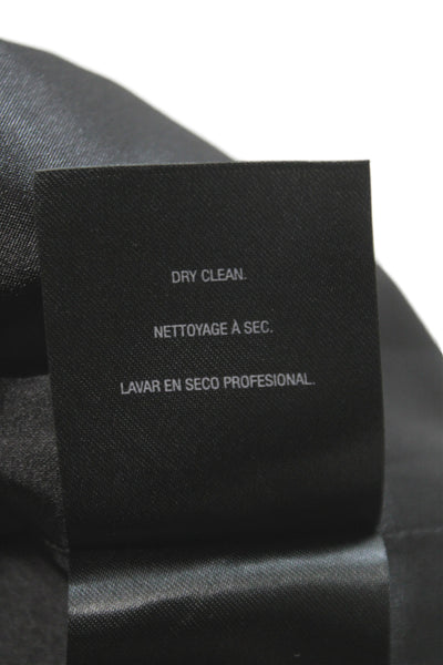 Tahari Women Straight Pencil Mini Skirt Black Polyester Zip Size 10