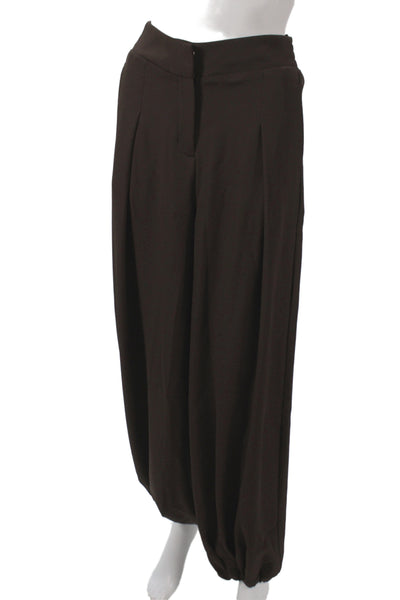 Padova Womens Bloomer Pants Brown Polyester Hook Eye Inseam 30 Size XS