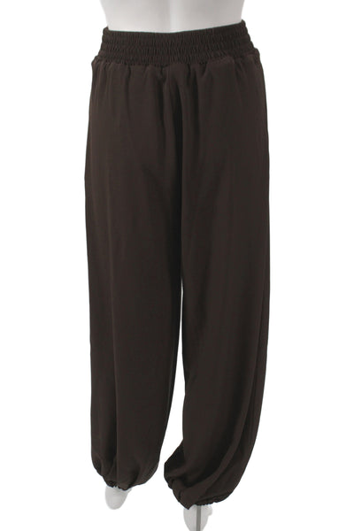 Padova Womens Bloomer Pants Brown Polyester Hook Eye Inseam 30 Size XS
