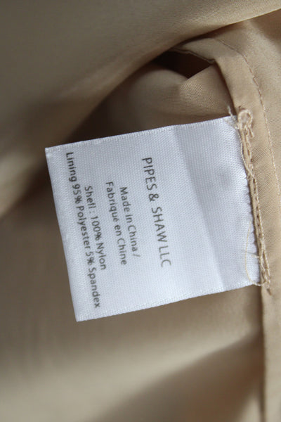 Veronica Beard Women Sheath Dress Beige Sleeveless Square Neck Size 2
