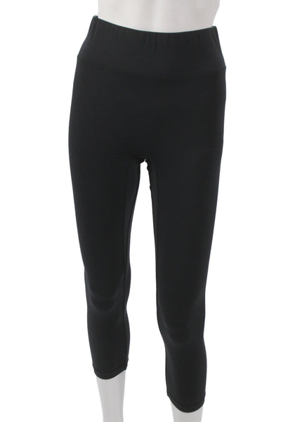 All Access Women Capri Black Nylon Leggings Size M