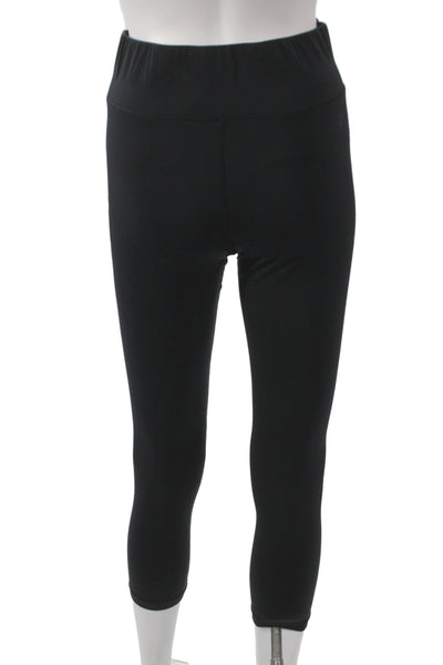 All Access Women Capri Black Nylon Leggings Size M