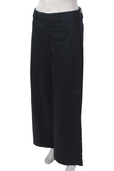 Banana Republic Women Dress Pants Blue Solid Cotton Size 2