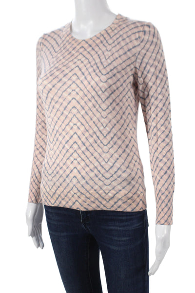 Banana Republic Womens Beige Chevron Pullover Sweater Size PXS
