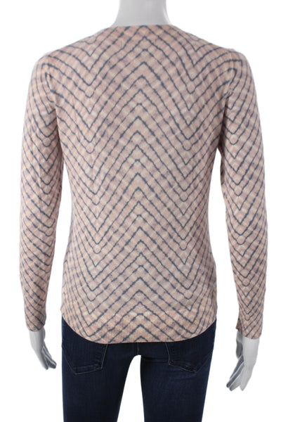 Banana Republic Womens Beige Chevron Pullover Sweater Size PXS