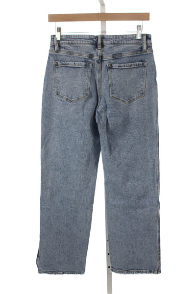Flying Monkey Women Mid Rise Straight Blue Jeans Size 26