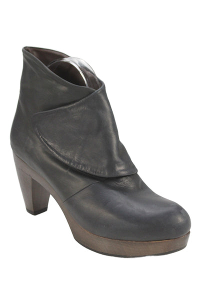 Coclico Womens Leather Norma Ankle Boots Shoes Ringo Black Size 9
