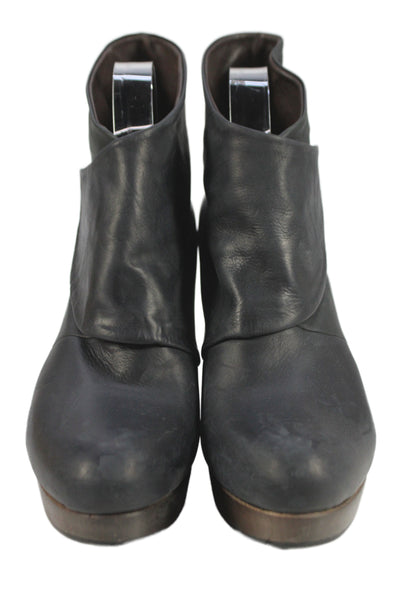 Coclico Womens Leather Norma Ankle Boots Shoes Ringo Black Size 9