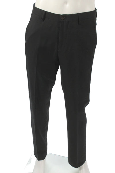 Ben Sherman Mens Black Dress Pants Wool Blend Size 31