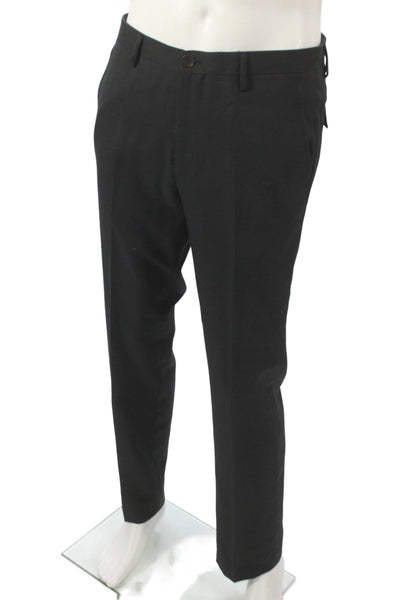 Ben Sherman Mens Black Dress Pants Wool Blend Size 31