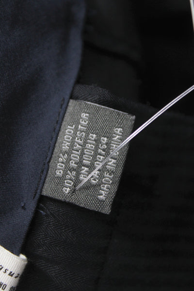 Ben Sherman Mens Black Dress Pants Wool Blend Size 31