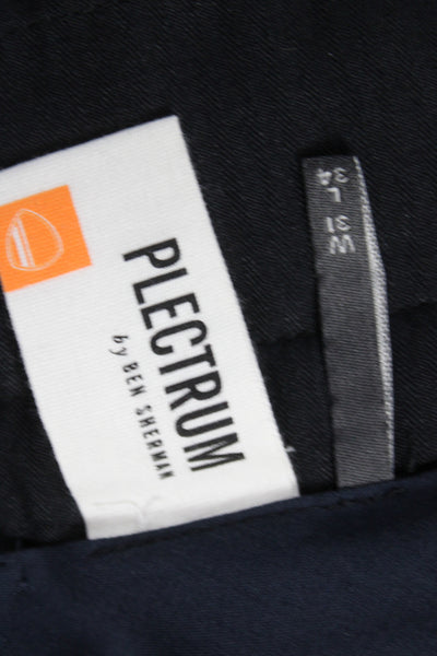 Ben Sherman Mens Black Dress Pants Wool Blend Size 31
