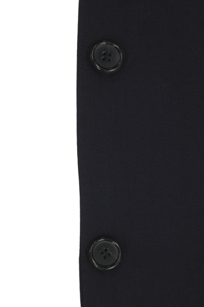 Boss Hugo Boss Mens Blue Virgin Wool Solid Blazer Button Size 40