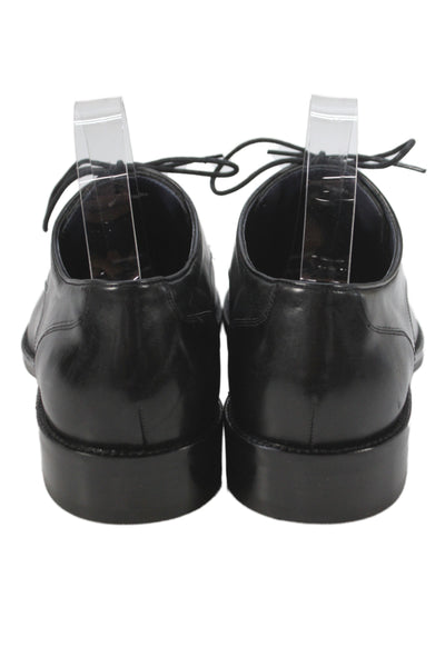 Cole Haan Mens Leather Lace Up Oxford Dress Shoes Black Size 11