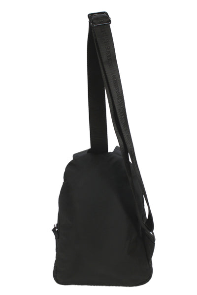Steve Madden Womens Quilted Single Strap Back Pack Shoulder Handbag Black