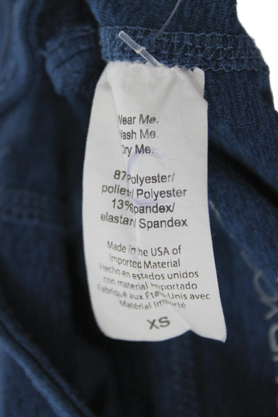 Beyond Yoga Women Blue Scoop Neck Sleeveless Tank Athleisure Size XS