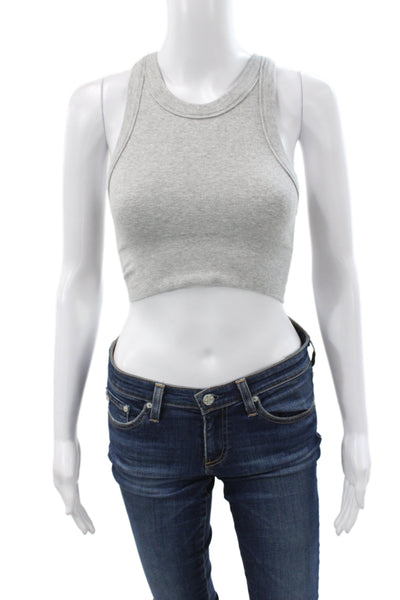 Beyond Yoga Women Blue Scoop Neck Sleeveless Tank Athleisure Size XS