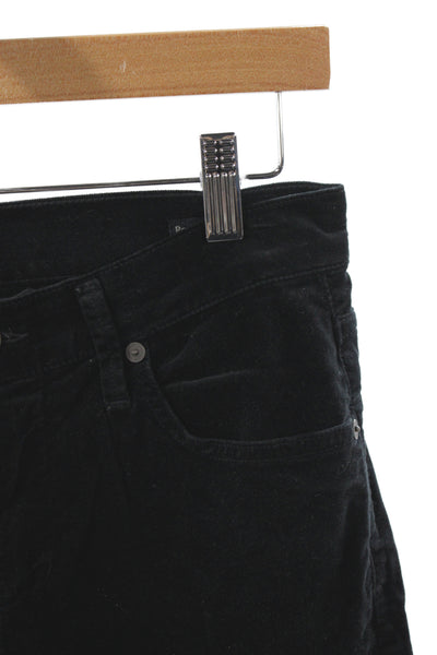 Citizens of Humanity Women Black Ankle Jeans Mid Rise Button Fly Size 26