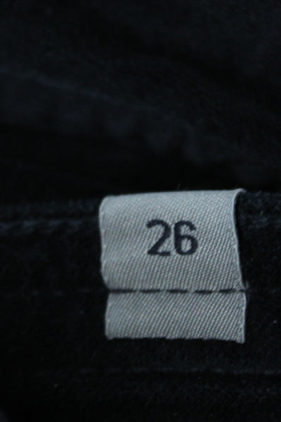 Citizens of Humanity Women Black Ankle Jeans Mid Rise Button Fly Size 26