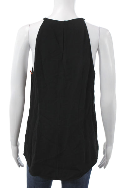 Ramy Brook Women Halter Camisole Black 100% Viscose Boho Size S