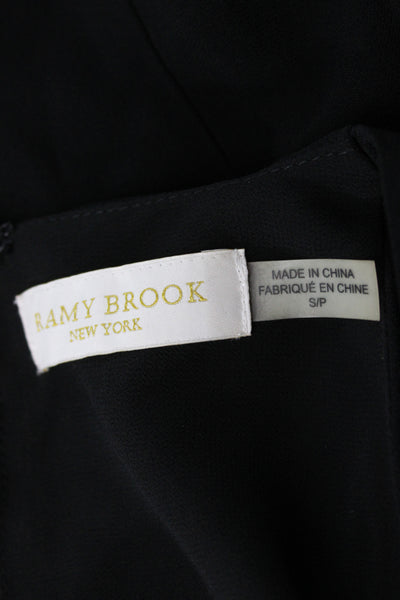 Ramy Brook Women Halter Camisole Black 100% Viscose Boho Size S