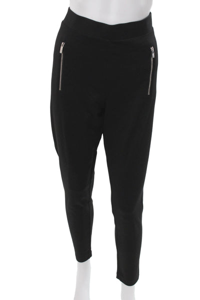 Vince Camuto Womens Ankle Leggings Black Rayon Size L
