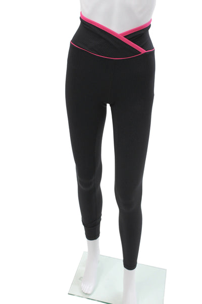 Year Of Ours Womens Ankle Black Leggings Size XS