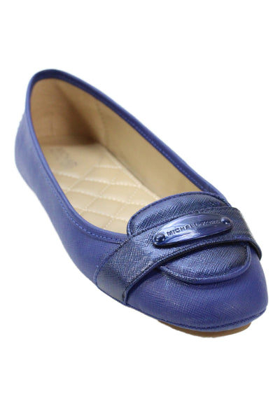 Michael Michael Kors Womens Slide On Ballet Flats Blue Size 8 Medium