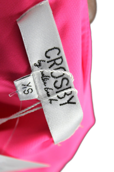 Crosby By Mollie Burch Womens Pink Short Shift Dress Size XS