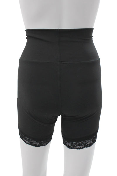 Terez Women Biker Lace Shorts Black Size XS