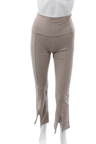 Beyond Yoga Womens Ankle Leggings Beige Athleisure Size XS