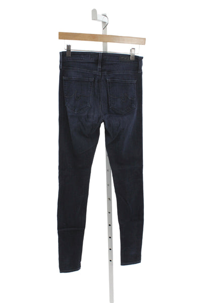 AG Adriano Goldschmied Womens Skinny Blue Jeans Button Size 25