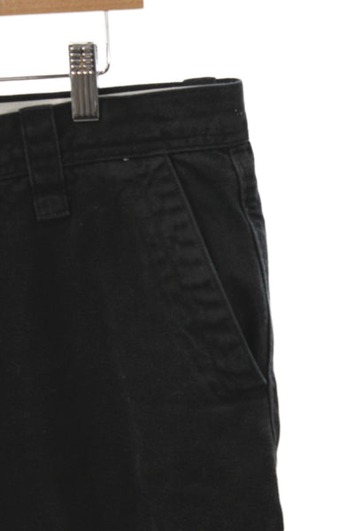 Uniqlo Mens Chinos Black 100% Cotton Button Size L